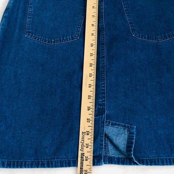 Talbots Petites Jean Skirt - Picture 4 of 7